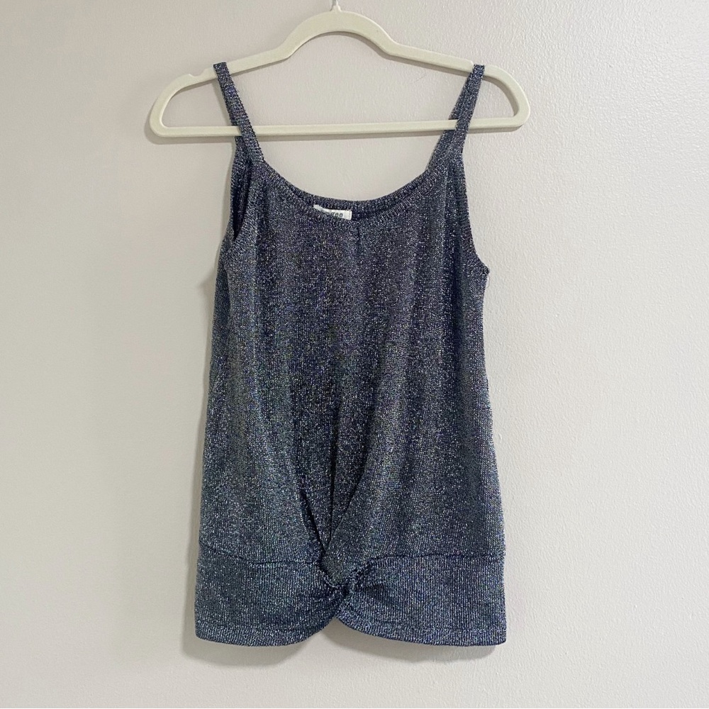 NEW Umgee Black Sparkly Tank Top Size Medium